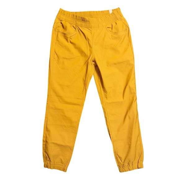 Prana Pants - Prana Women's Mustard Yellow Jogger Track Pants
